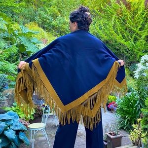 Anne Klein shawl, 75% wool- 25% cashemere
